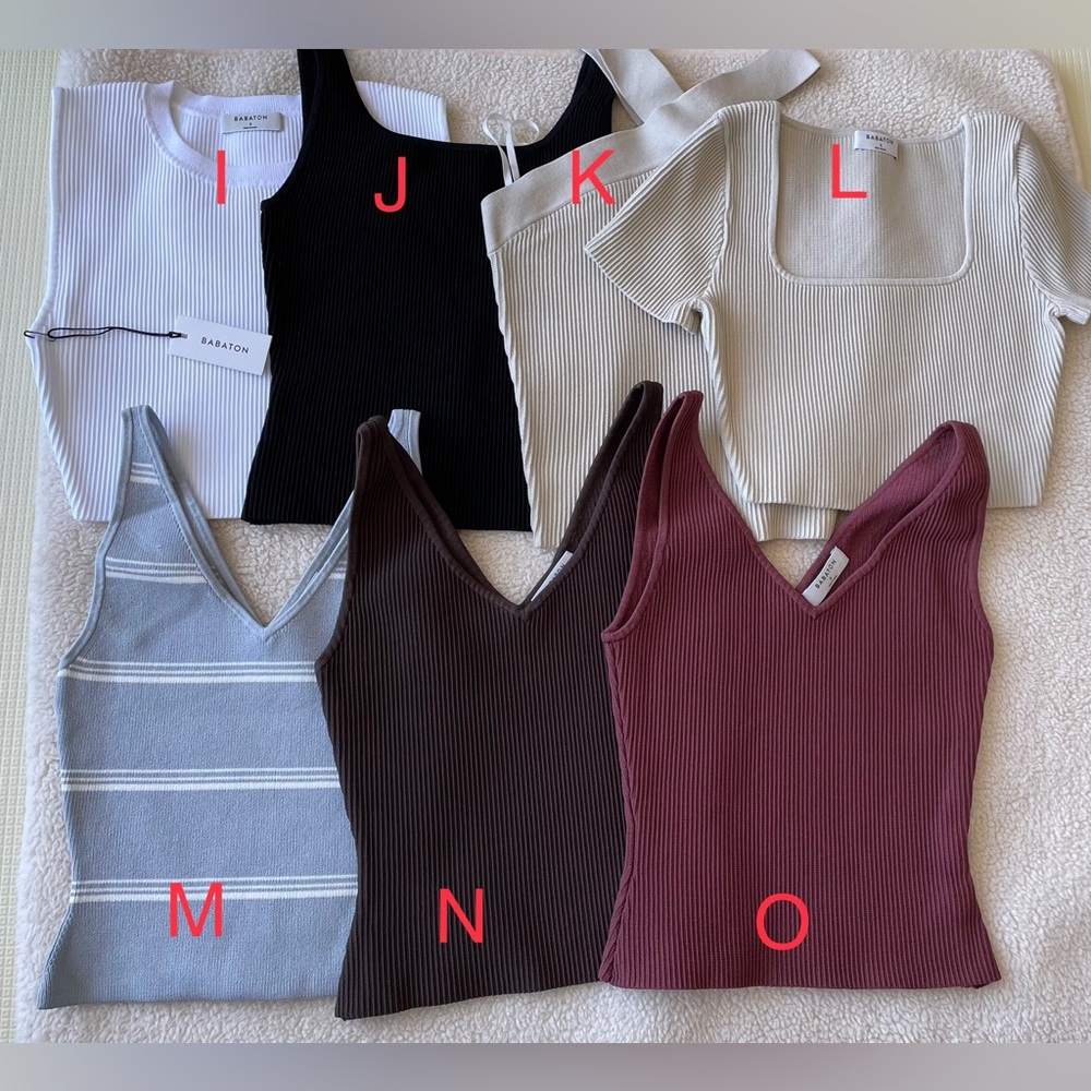 Babaton Sculpt Tops Small
